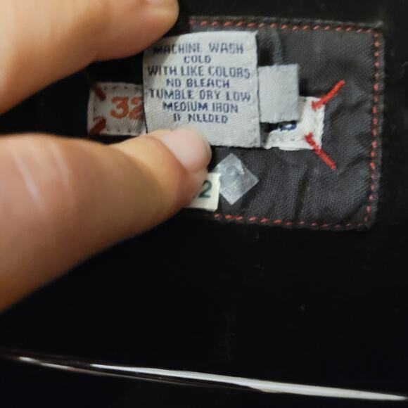 32 Bar Blues Shirt Mens Large Black Elbow Patches Velour Button Up Long Sleeve - Picture 9 of 9